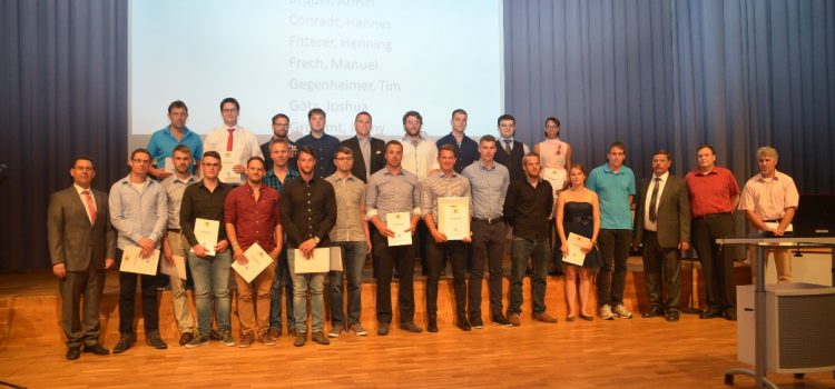 Verabschiedung der Techniker in der Badnerlandhalle