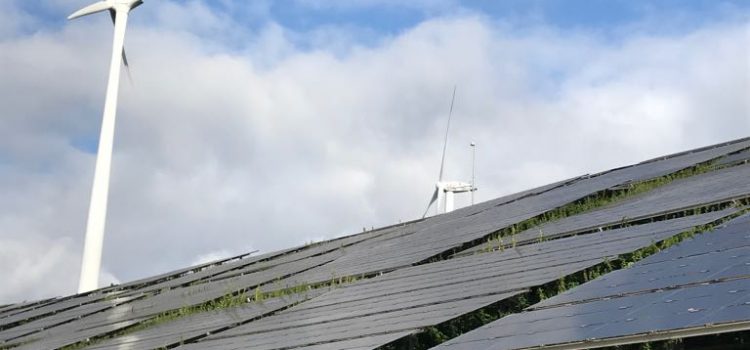 Technikerklasse auf dem Energieberg