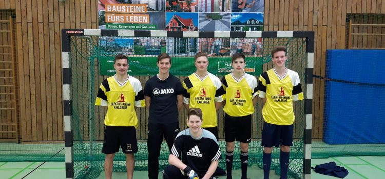 Heinrich-Hertz-Team Vierter beim Futsal-Cup Karlsruher Berufsschulen