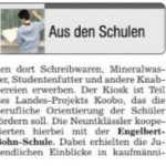 Aus den Schulen