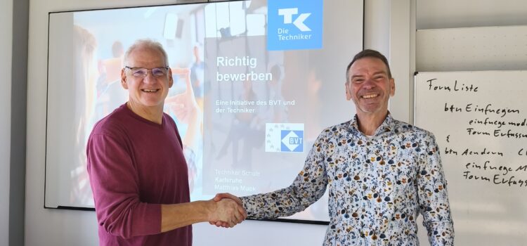 Bewerbungstraining in der Fachschule für Technik